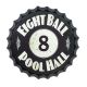 Decorative bottle cap BILLIARDS