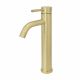 Upright washbasin mixer Antique brass high PORTO