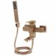 Wall-mounted Bath Mixer antique brass LEEDS