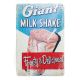 Tabliczka dekoracyjna metalowa MILK SHAKE