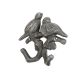 Double cast iron wall hook 120 mm WRÓBLE