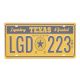 Tablica rejestracyjna z USA metalowa TEXAS