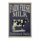 Metal plate FARM FRESH FROSTED