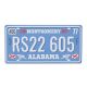 Tablica rejestracyjna z USA metalowa ALABAMA