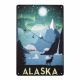 Tabliczka dekoracyjna metalowa ALASKA
