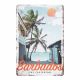 Tabliczka dekoracyjna metalowa BARBADOS