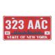 License Plate Wall Decor NEW YORK