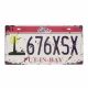 Metal number plate USA OHIO