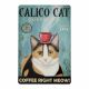Metal plate CALICO CAT