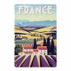 Decorative metal plaque FRANCE