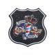 Metal plate BARBER SHOP 2