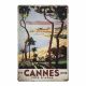 Tabliczka dekoracyjna metalowa CANNES