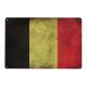 Metal plate FLAGA BELGII