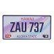 Metal number plate USA HAWAII 1