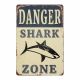 Metal plate SHARK ZONE