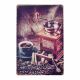 Metal plate COFFEE BEANS