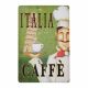 Metal plate ITALIA CAFFE