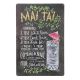 Tabliczka dekoracyjna metalowa MAI TAI RECIPE