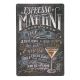 Tabliczka dekoracyjna metalowa ESPRESSO MARTINI