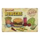 Tabliczka dekoracyjna metalowa GOURMET BURGERS
