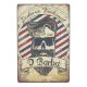 Metal plate O BARBA